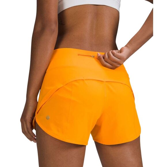Lululemon Speed Up Mid-Rise Short 4" *Clementine - Picture 7 of 8